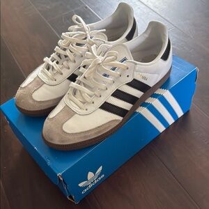 Adidas White and Black Sneakers